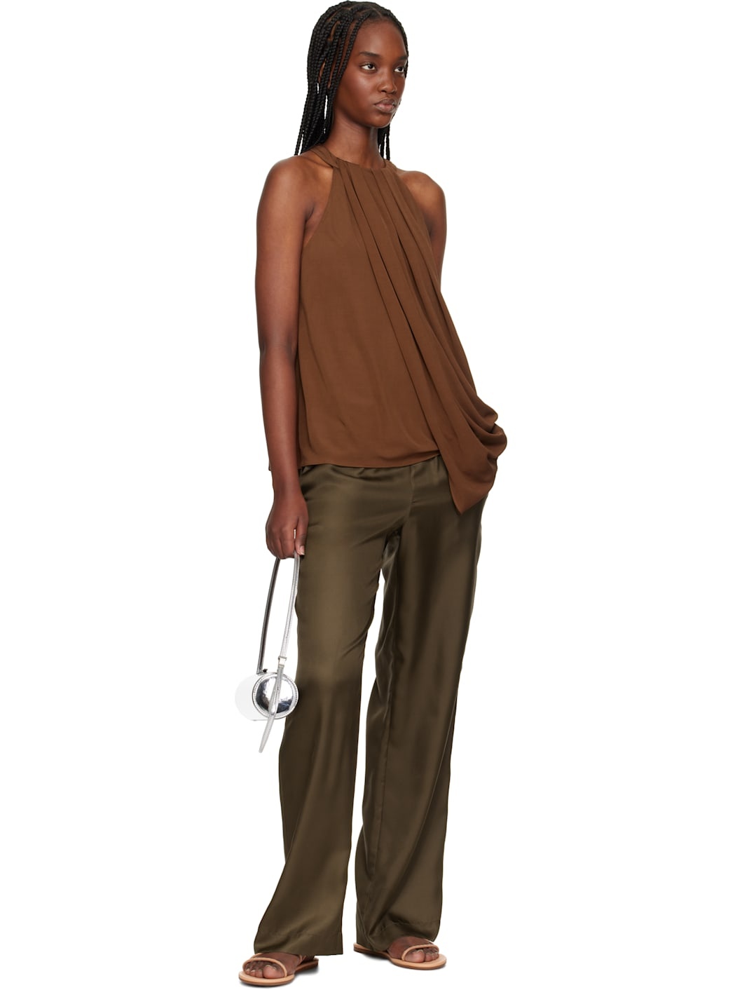 Beige Lynx Sandals - 5