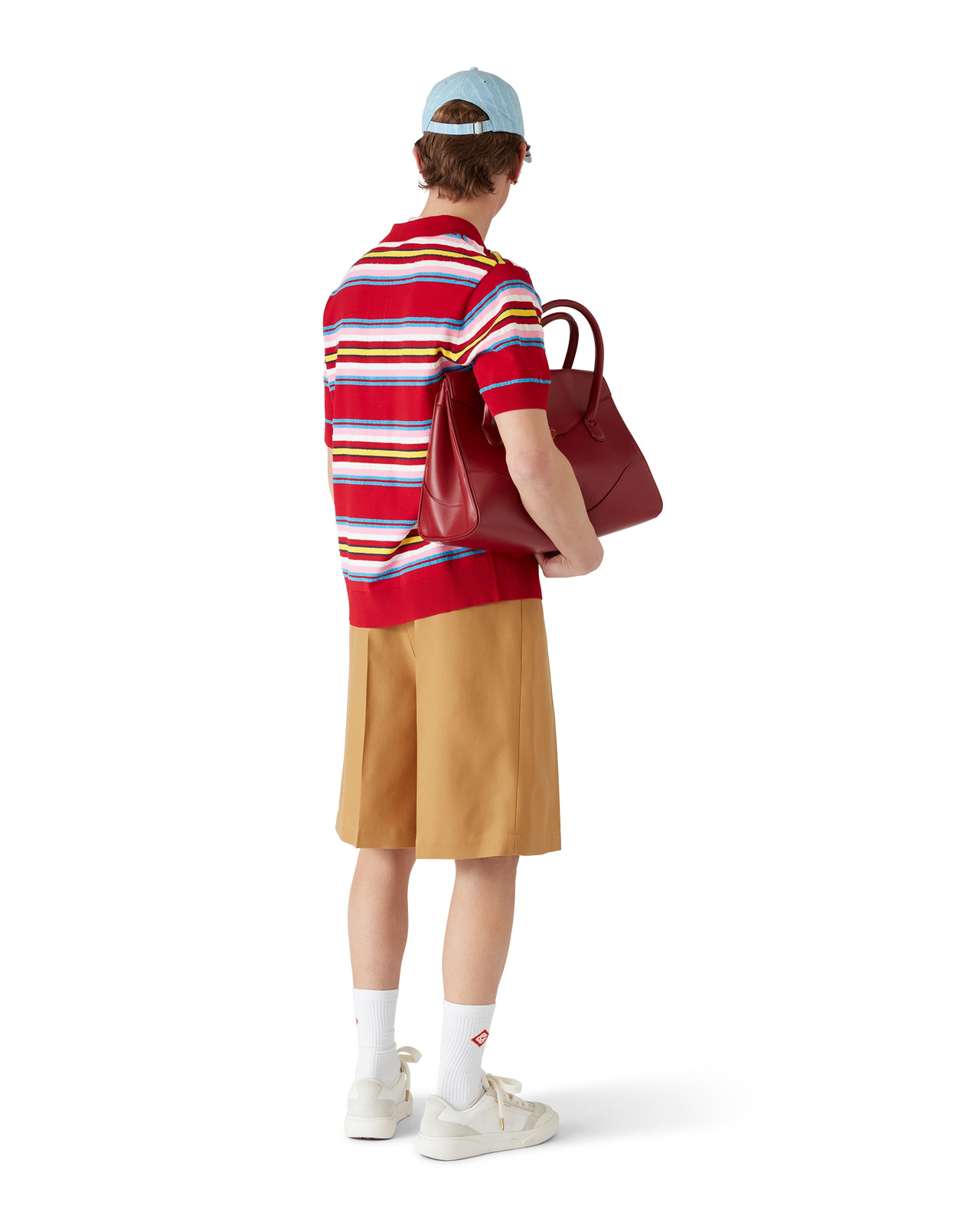 Stripe Oversized Polo Shirt | Casablanca Paris - 5