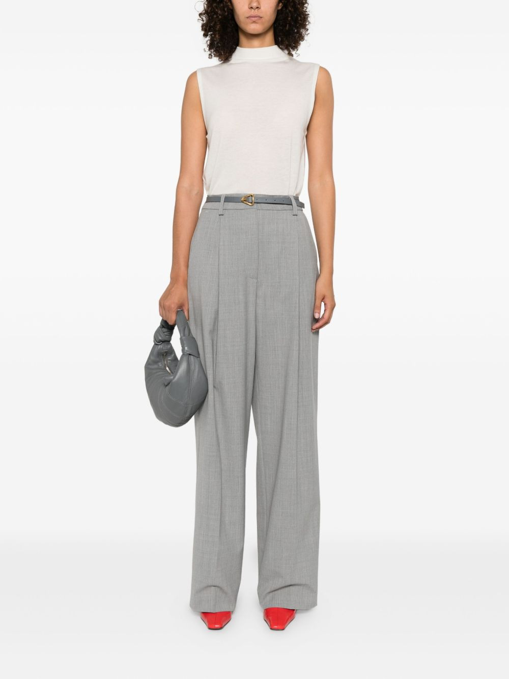mock-neck top - 2