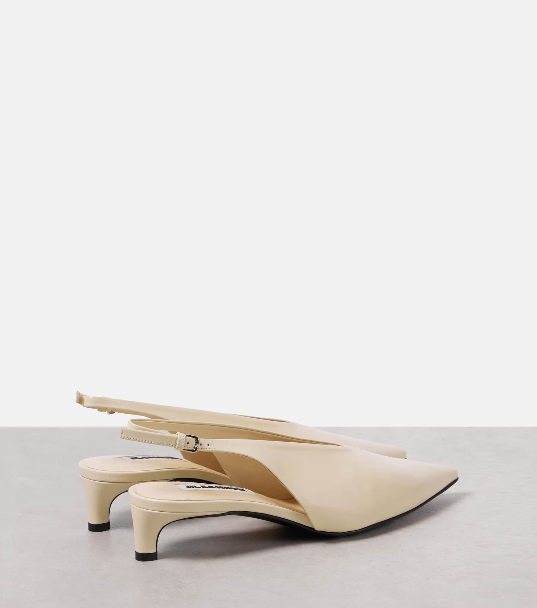 Leather slingback pumps - 2