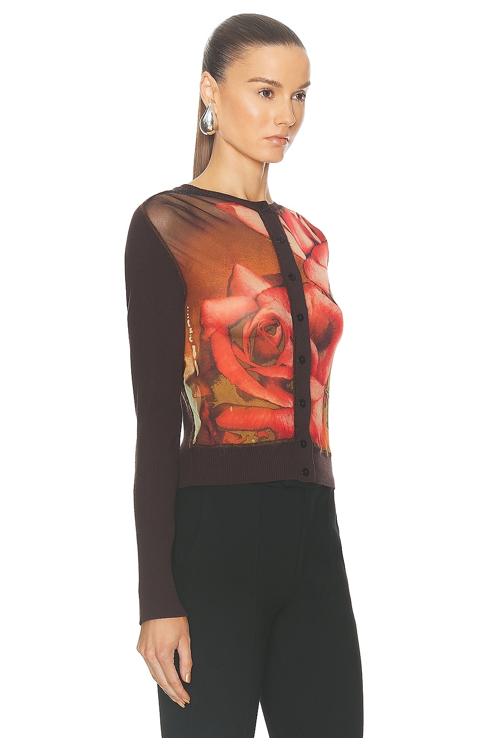 Roses Long Cardigan - 2