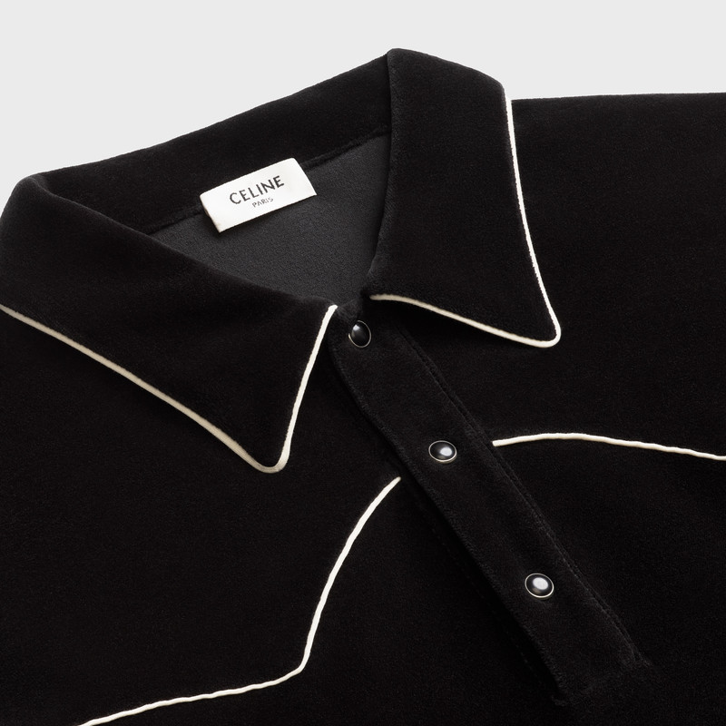 TRIOMPHE JERSEY SWEATSHIRT IN VELVET 3