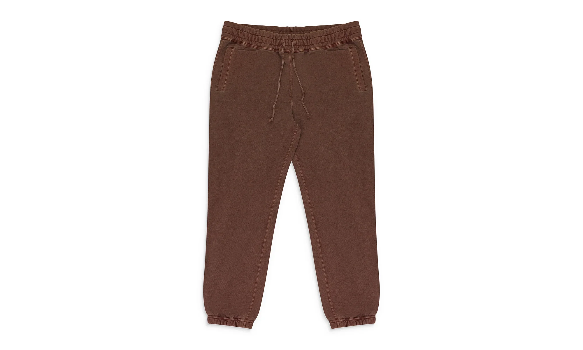GARMENT DYED UNIFORM SWEATPANTS "BROWN" SS23CP005 SIENNA BROWN - 1