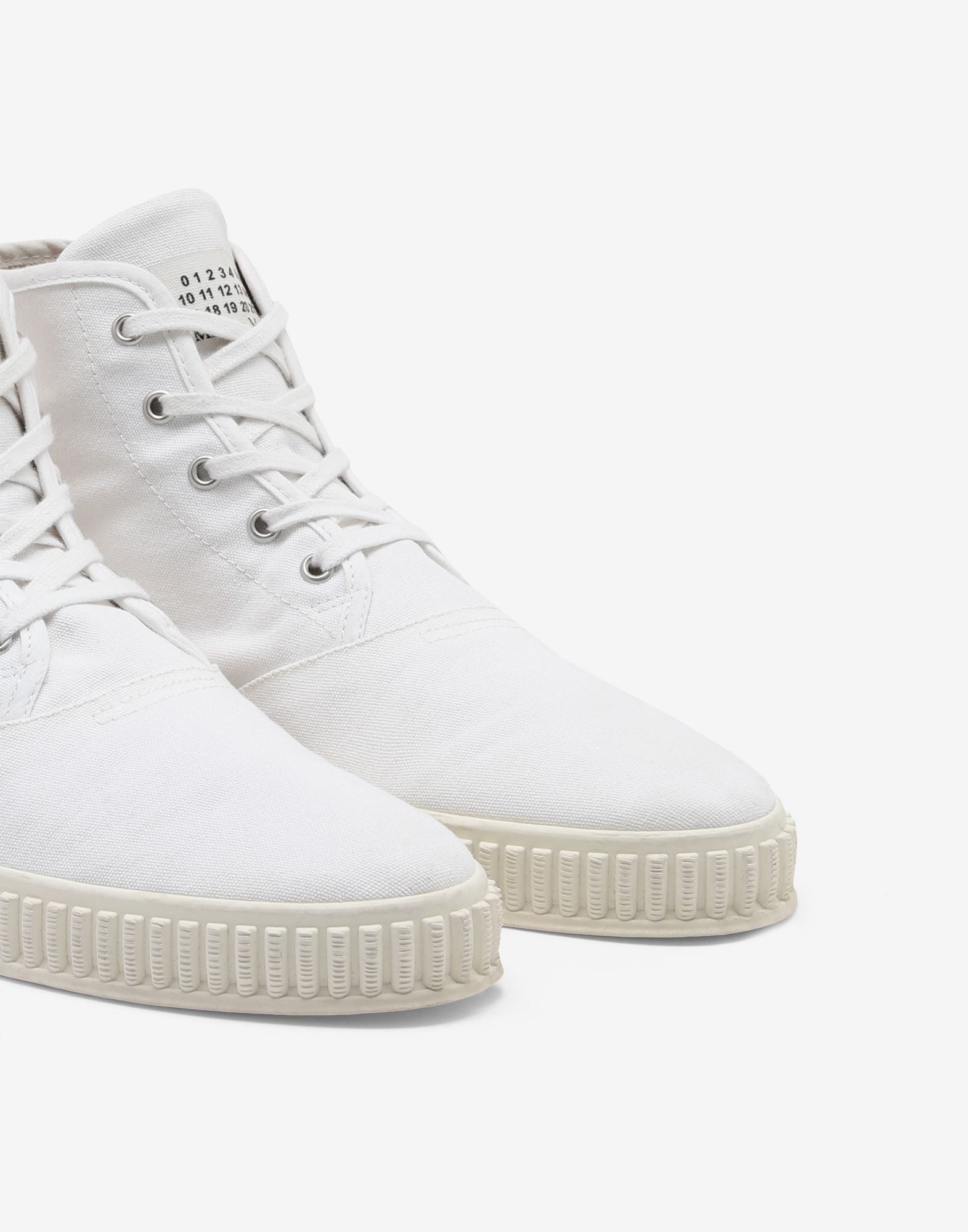 Canvas high-top sneakers - 5