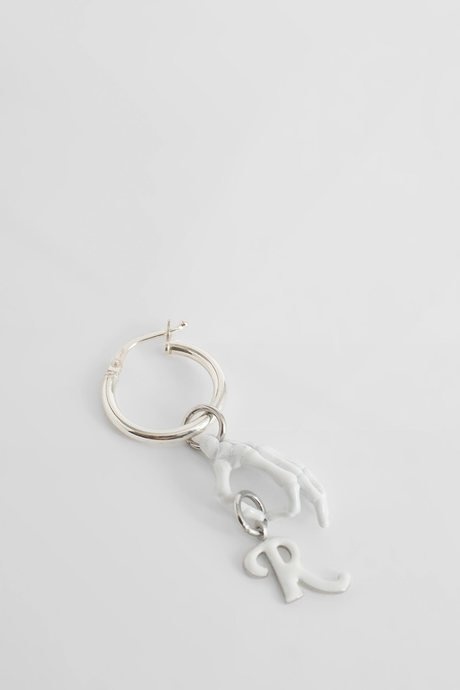 Raf simons white skeleton hand earring - 3