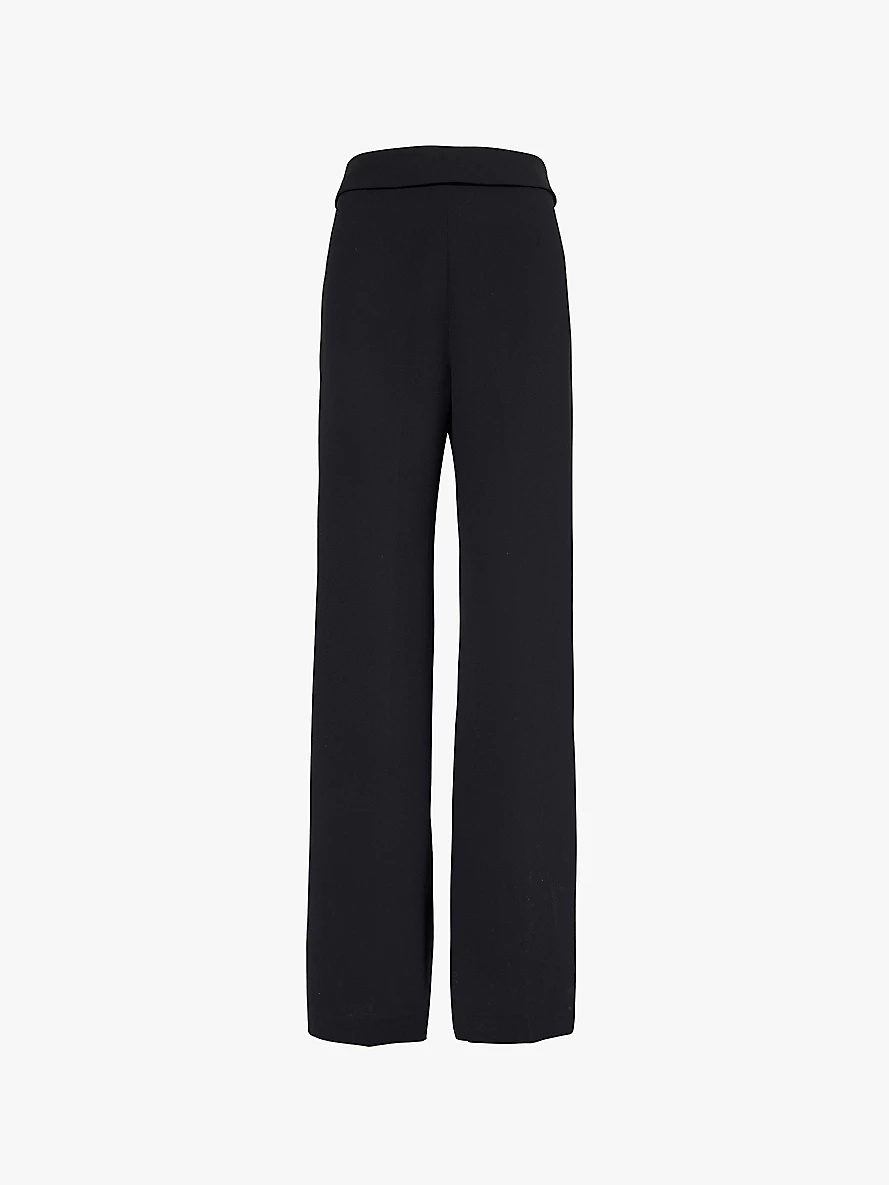 Pantera high-rise straight-leg woven trousers - 1