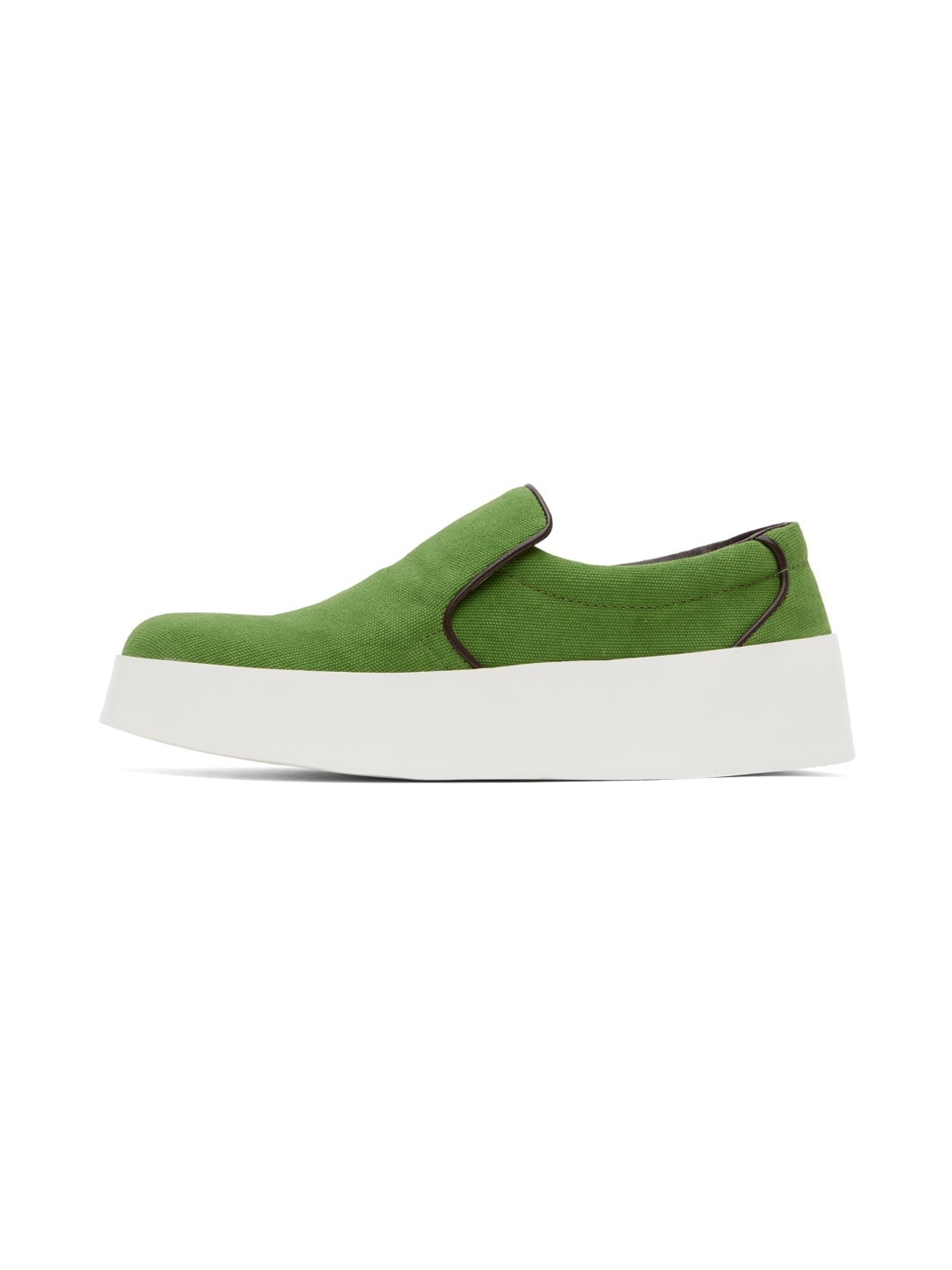 Green Slip-Ons Sneakers - 3