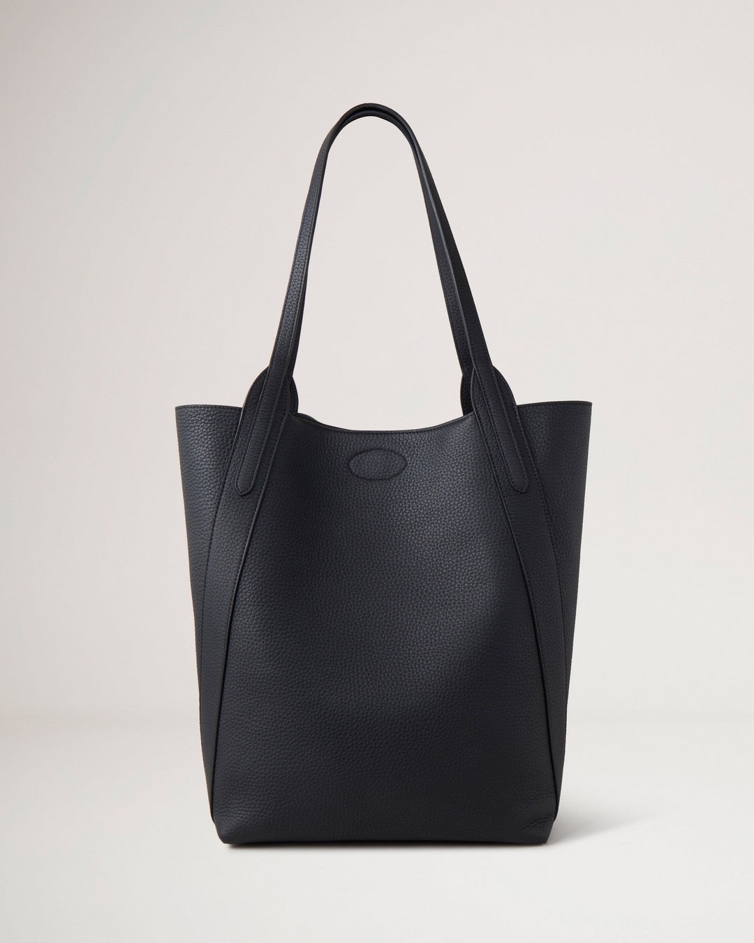 Mulberry North South Bayswater Tote Black Heavy Grain club21 REVERSIBLE