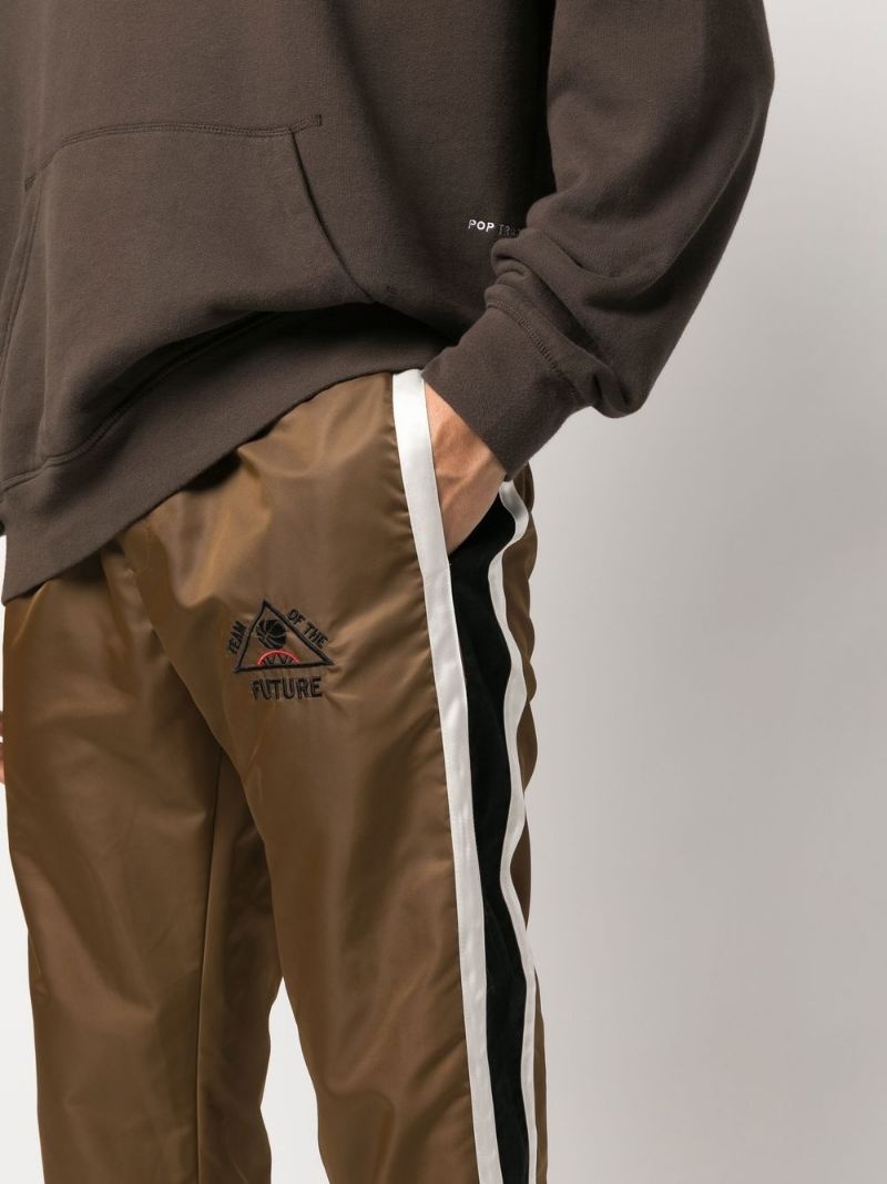 Just Don side stripe track pants REVERSIBLE