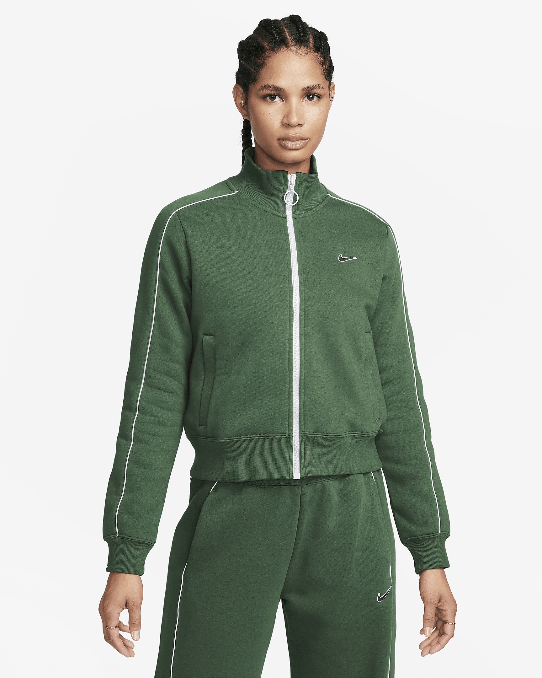 Women's Nike Sportswear Fleece Track Top - 1