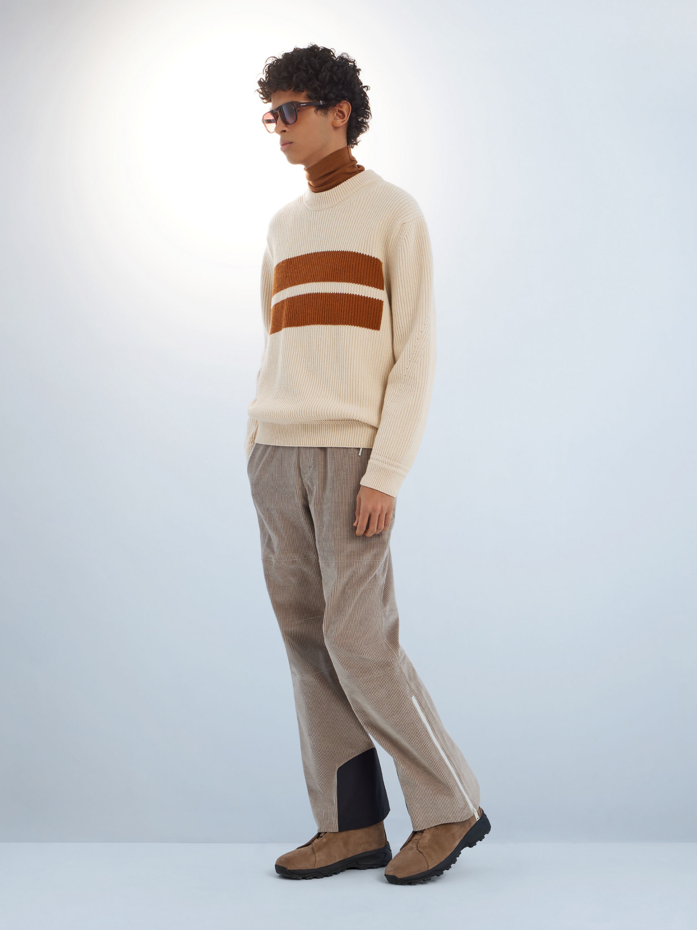 IVORY OASI CASHMERE CREWNECK - 2