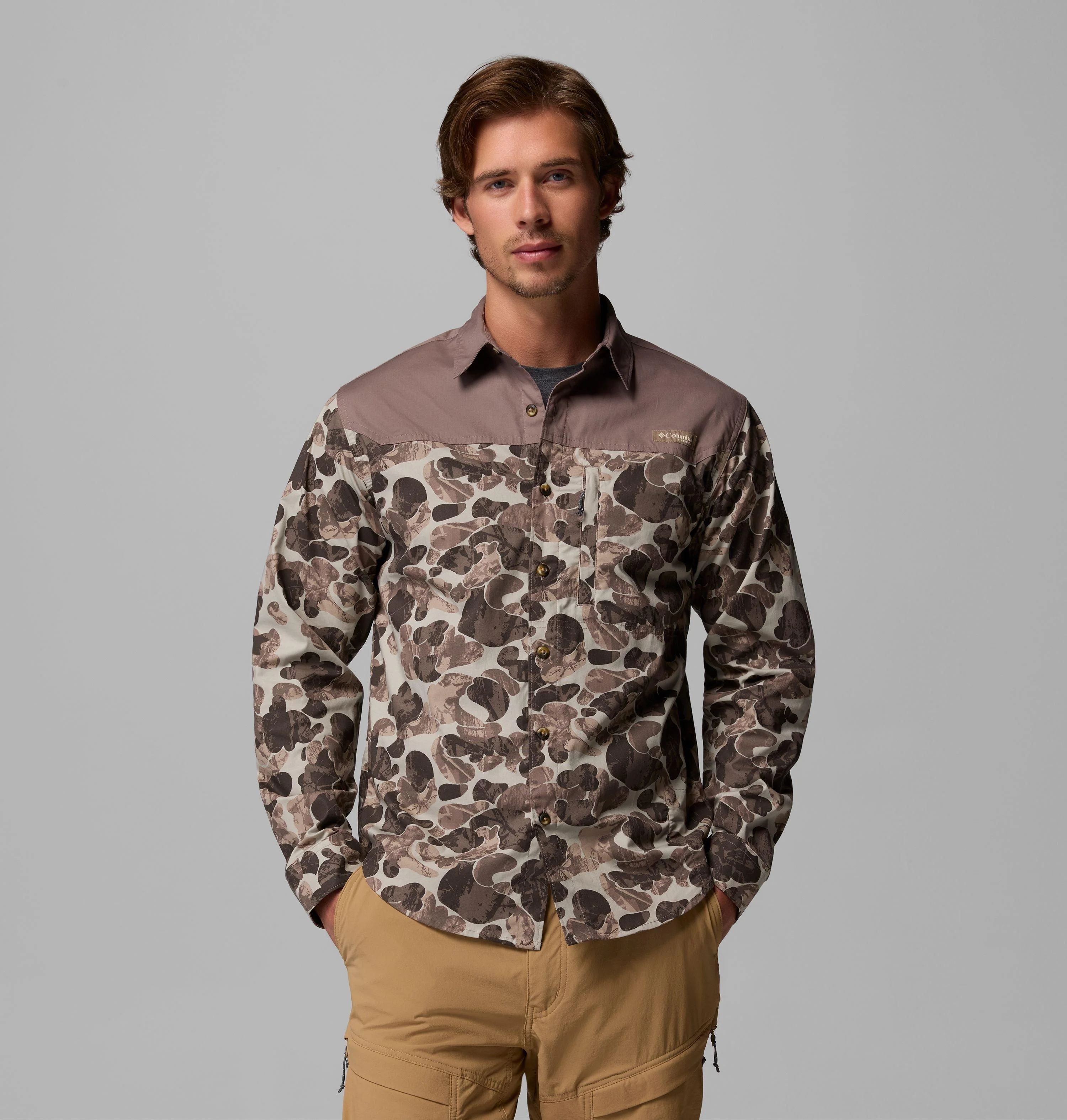 Men's PHG Sharptail Long Sleeve Camo Shirt - 1