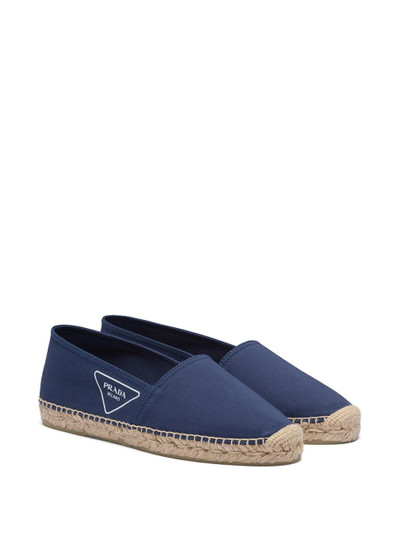 Prada slip-on gabardine espadrilles outlook