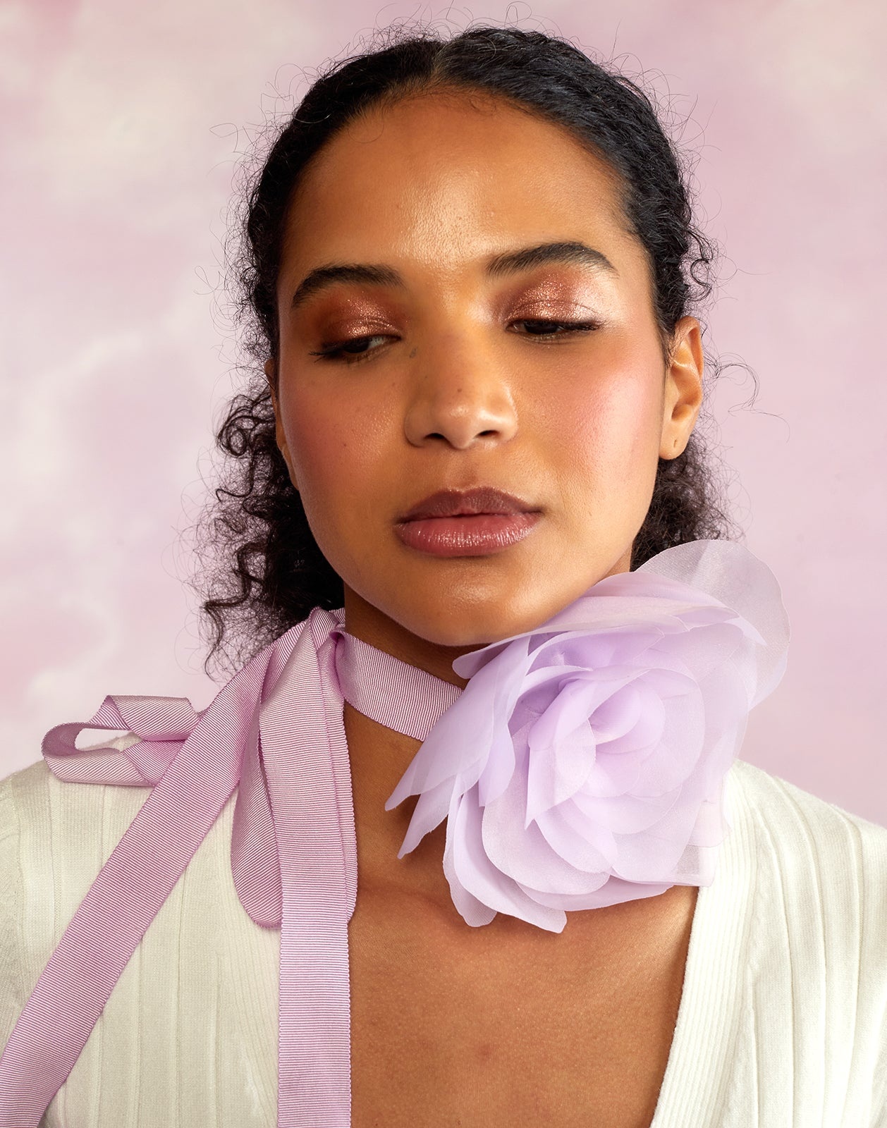 Organza Flower Ties - 2