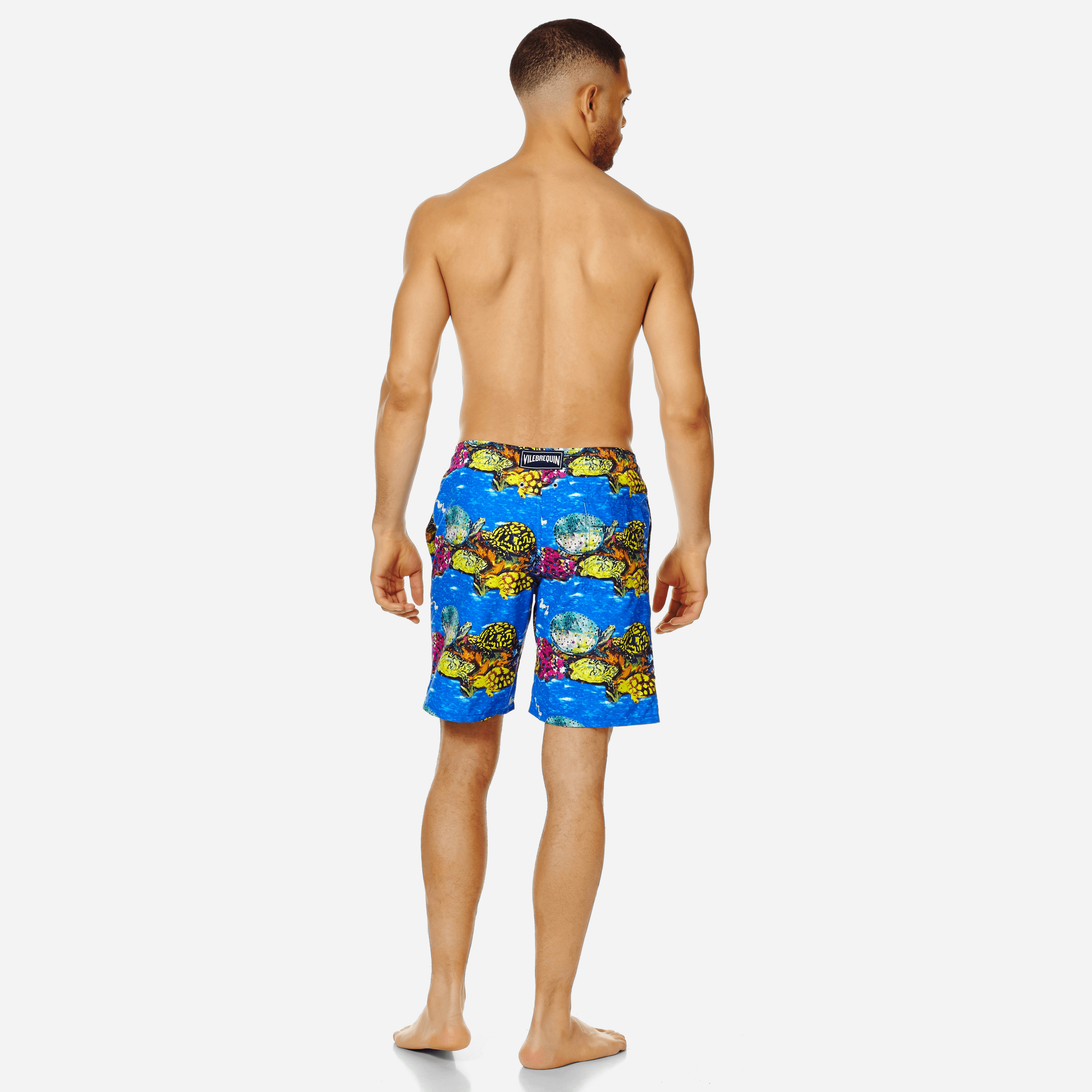 Men Swim Trunks Long Vilebrequin x Hunt Slonem - 4