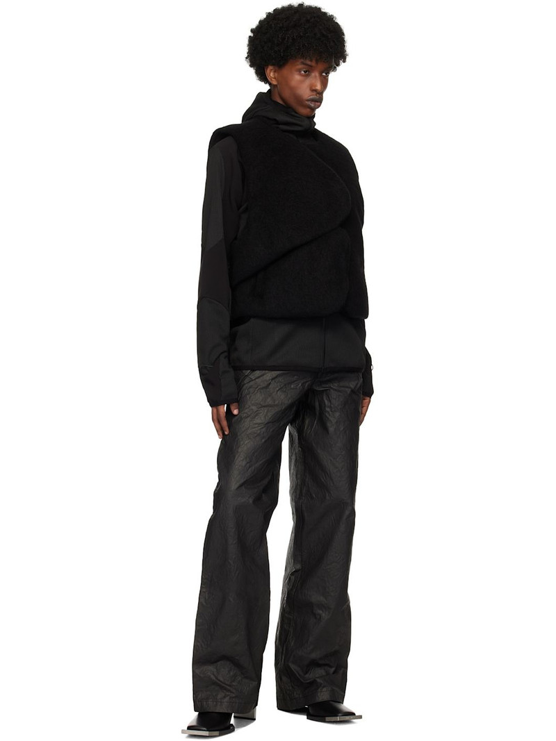 HELIOT EMIL™ Black Obelis Mohair Down Vest outlook