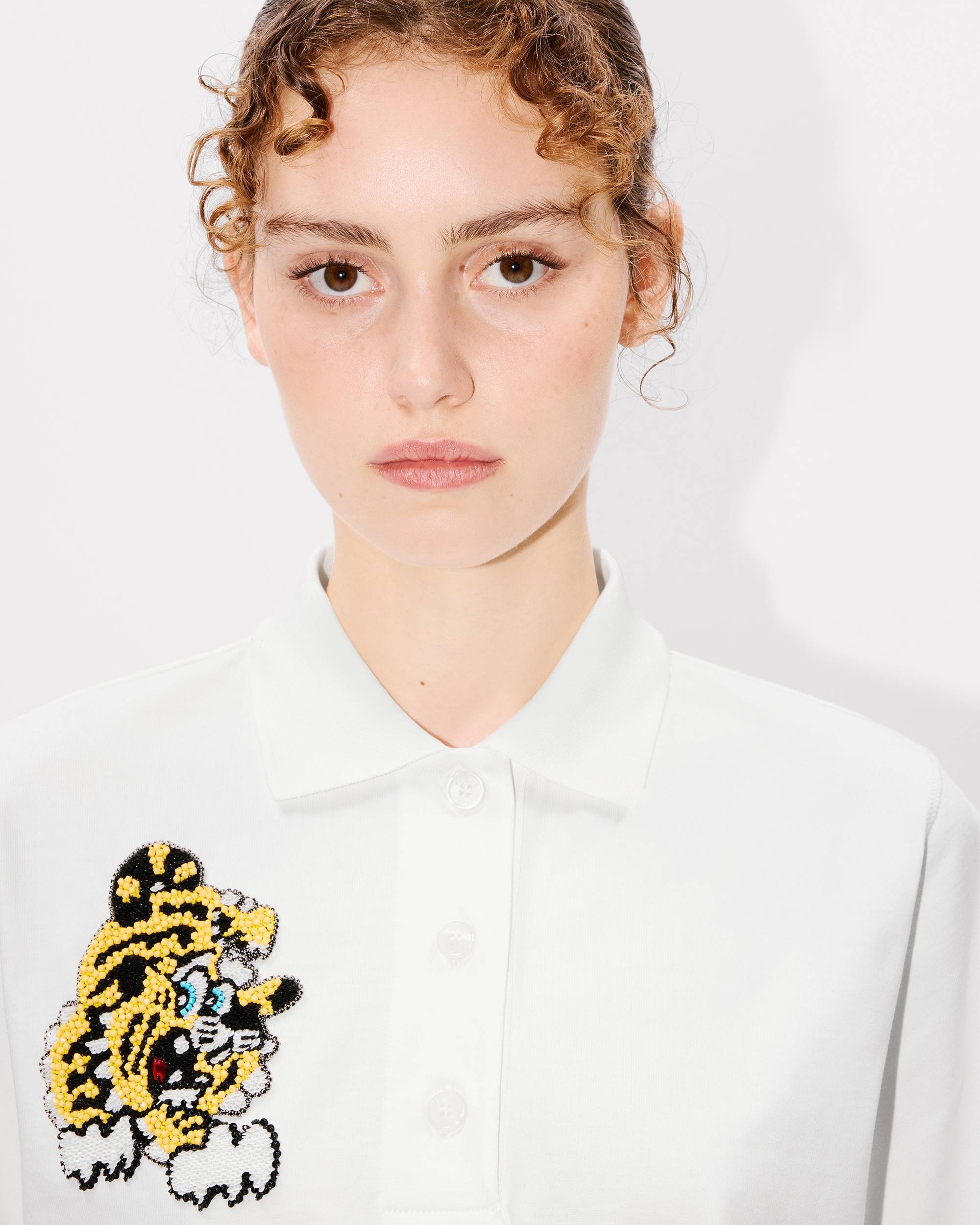 'KENZO by Verdy' embroidered polo in cotton - 6
