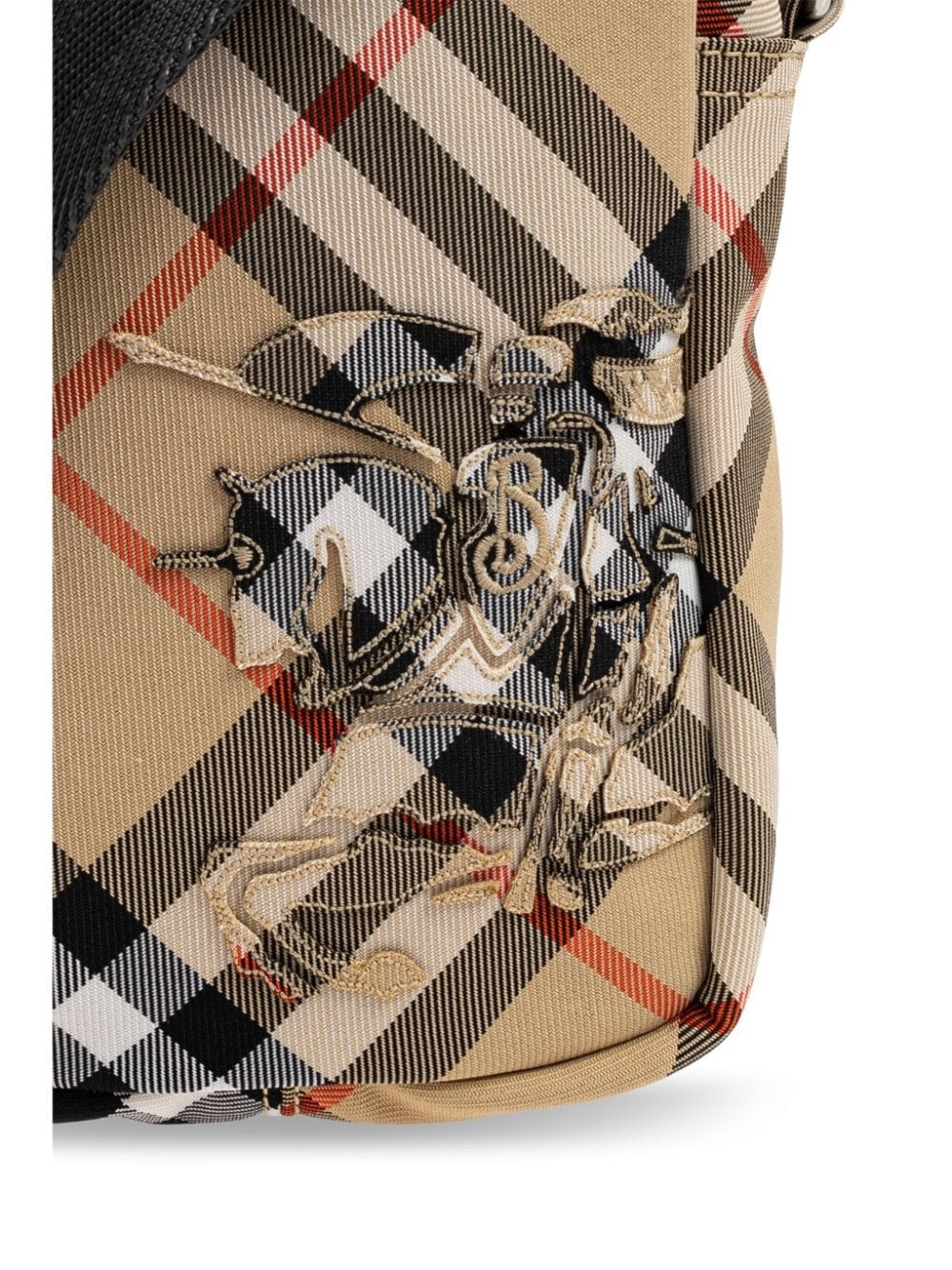 Check-pattern messenger bag - 6