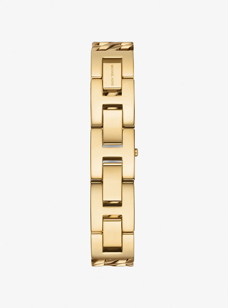 Mini Darrington Gold-Tone Chain-Link Watch 3