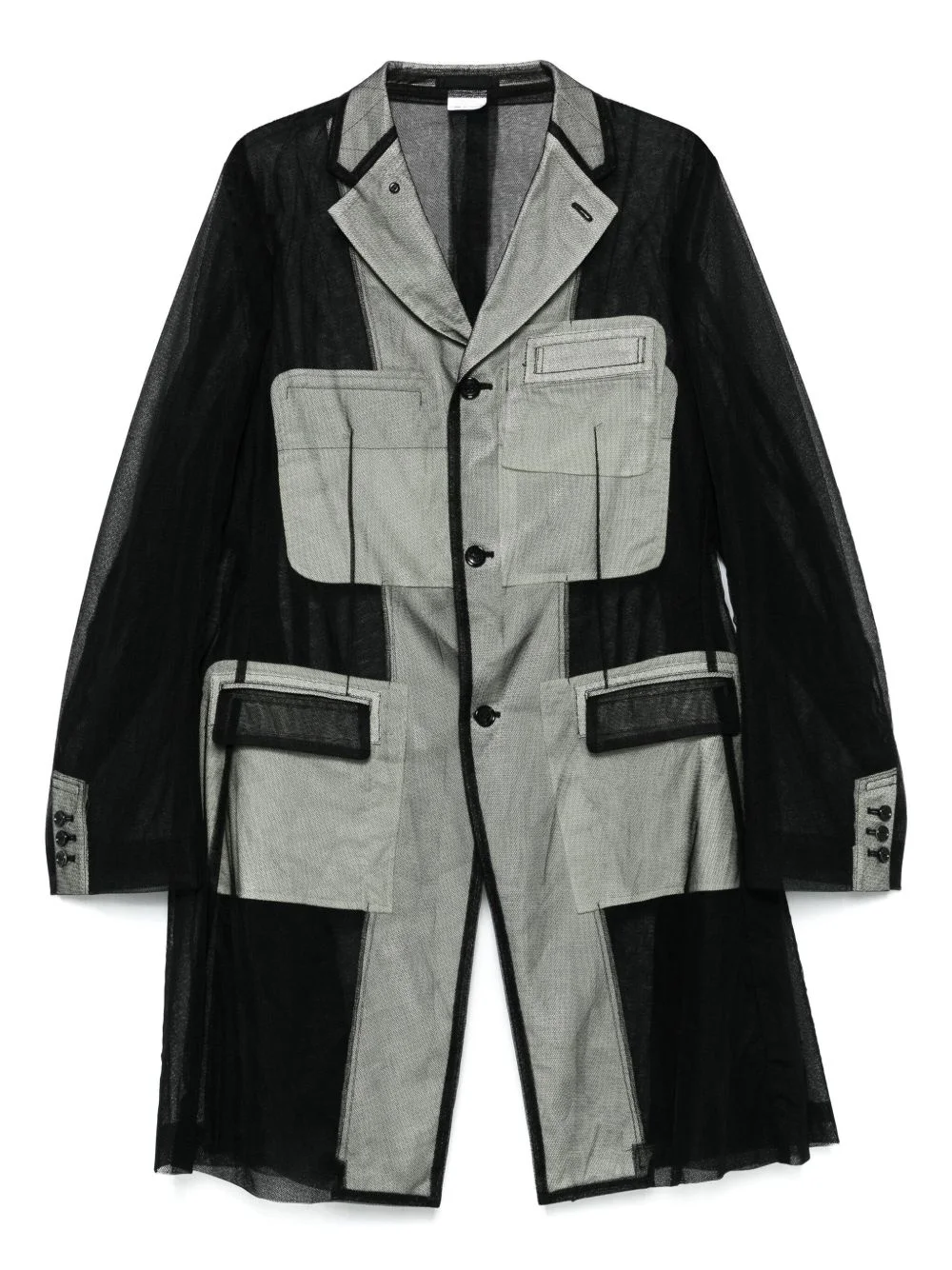 single-breasted coat - 1