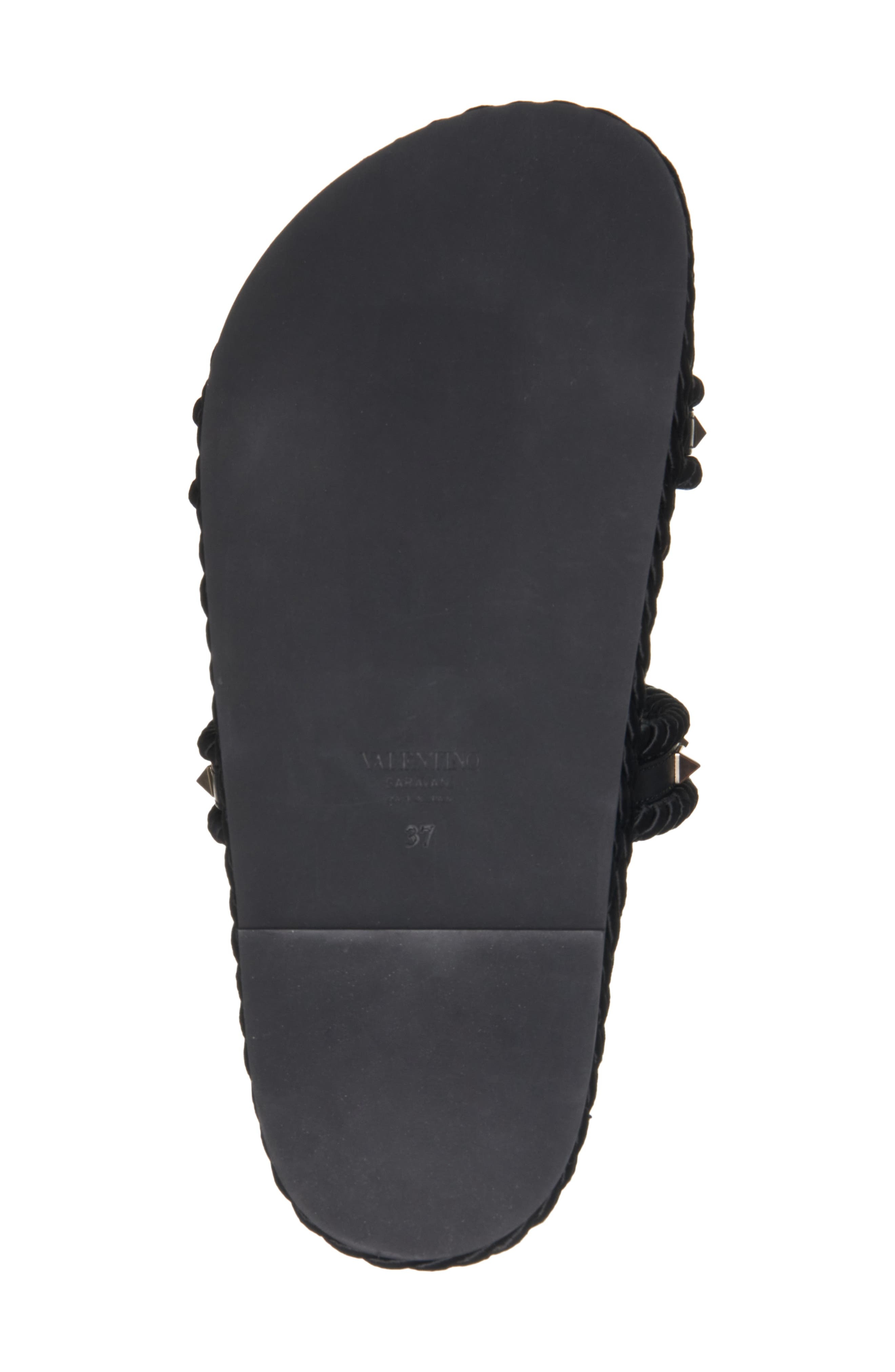 Valentino Garavani Rockstud Platform Slide Sandal in Nero at Nordstrom - 6