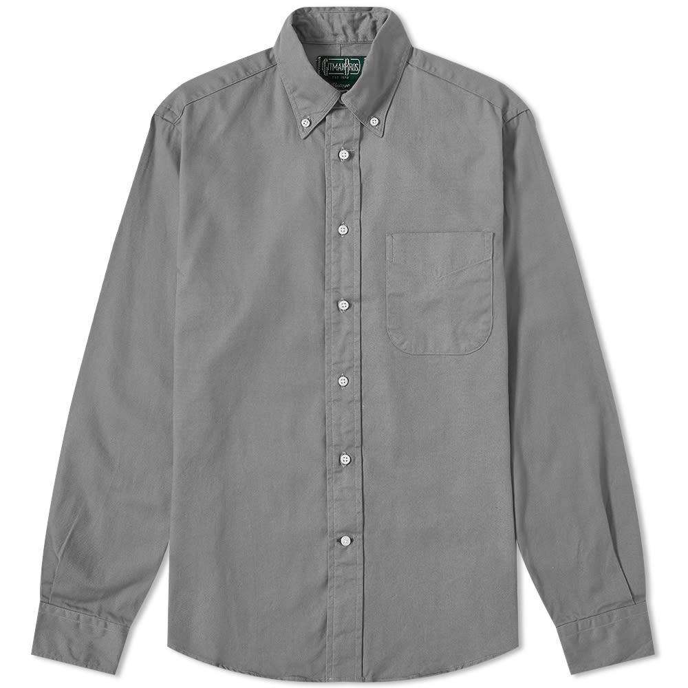 Gitman Vintage Button Down Overdyed Oxford Shirt - 1