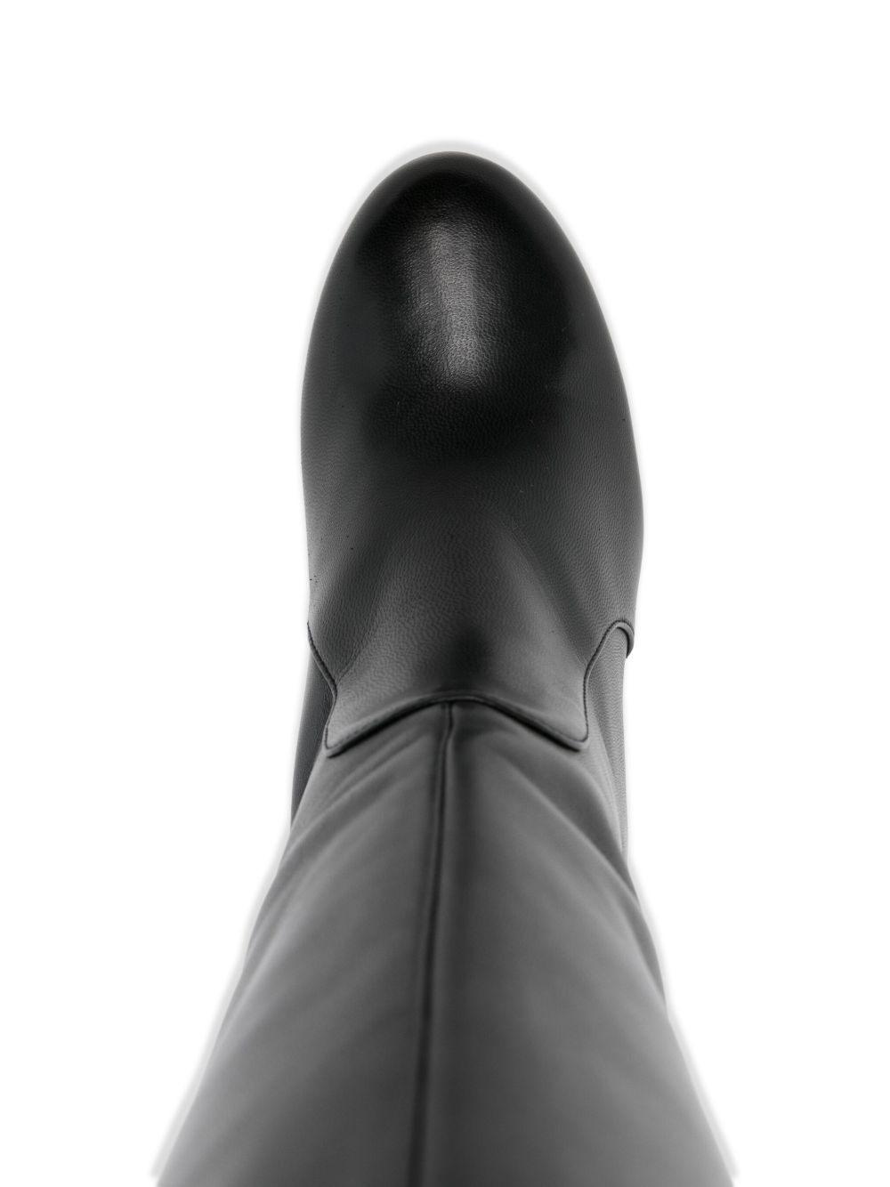 slouchy leather over-the-knee boots - 4