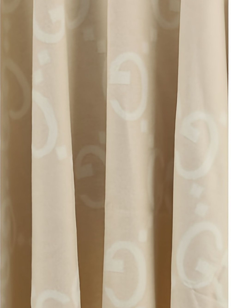 GG-pattern fringe cape 4