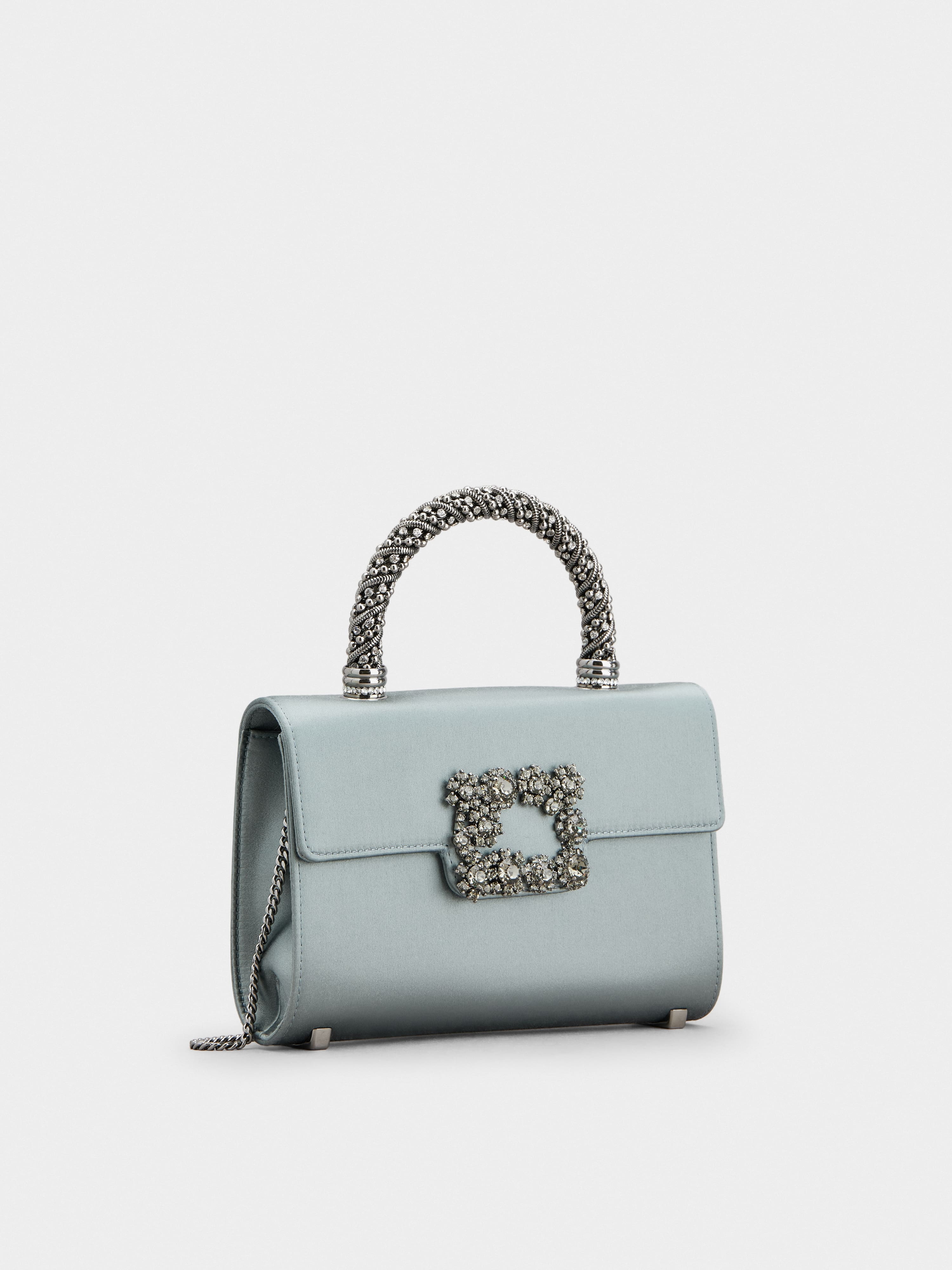 Jewel Efflorescence Mini Bag in satin - 3