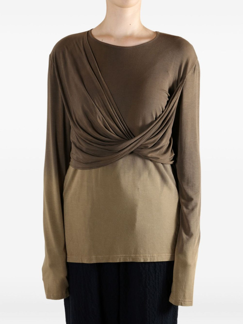 UMA WANG twisted blouse outlook