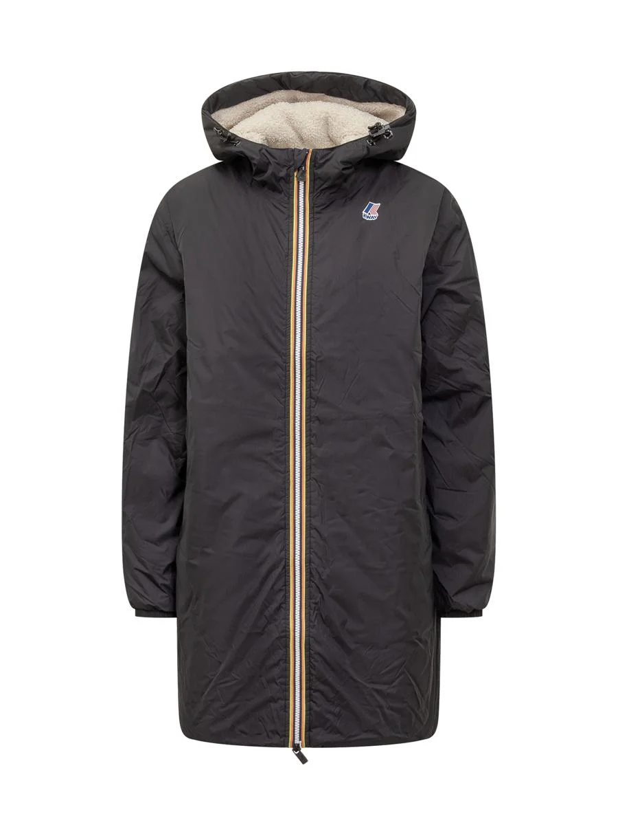 K-Way Long Parka With Synthetic Fur Lining K-Way - 1