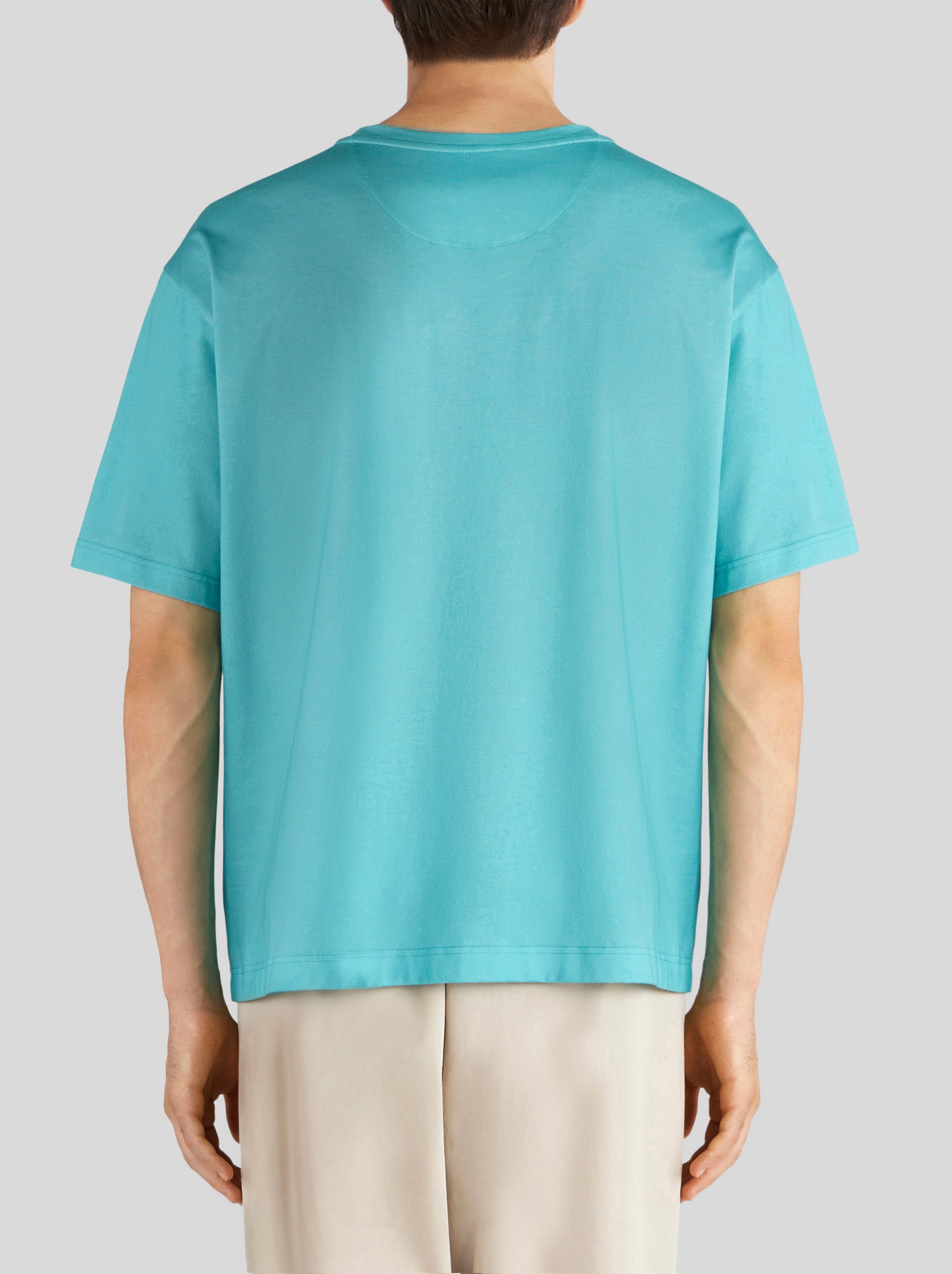 T-SHIRT WITH MAXI PRINTED FLOWERS - 4