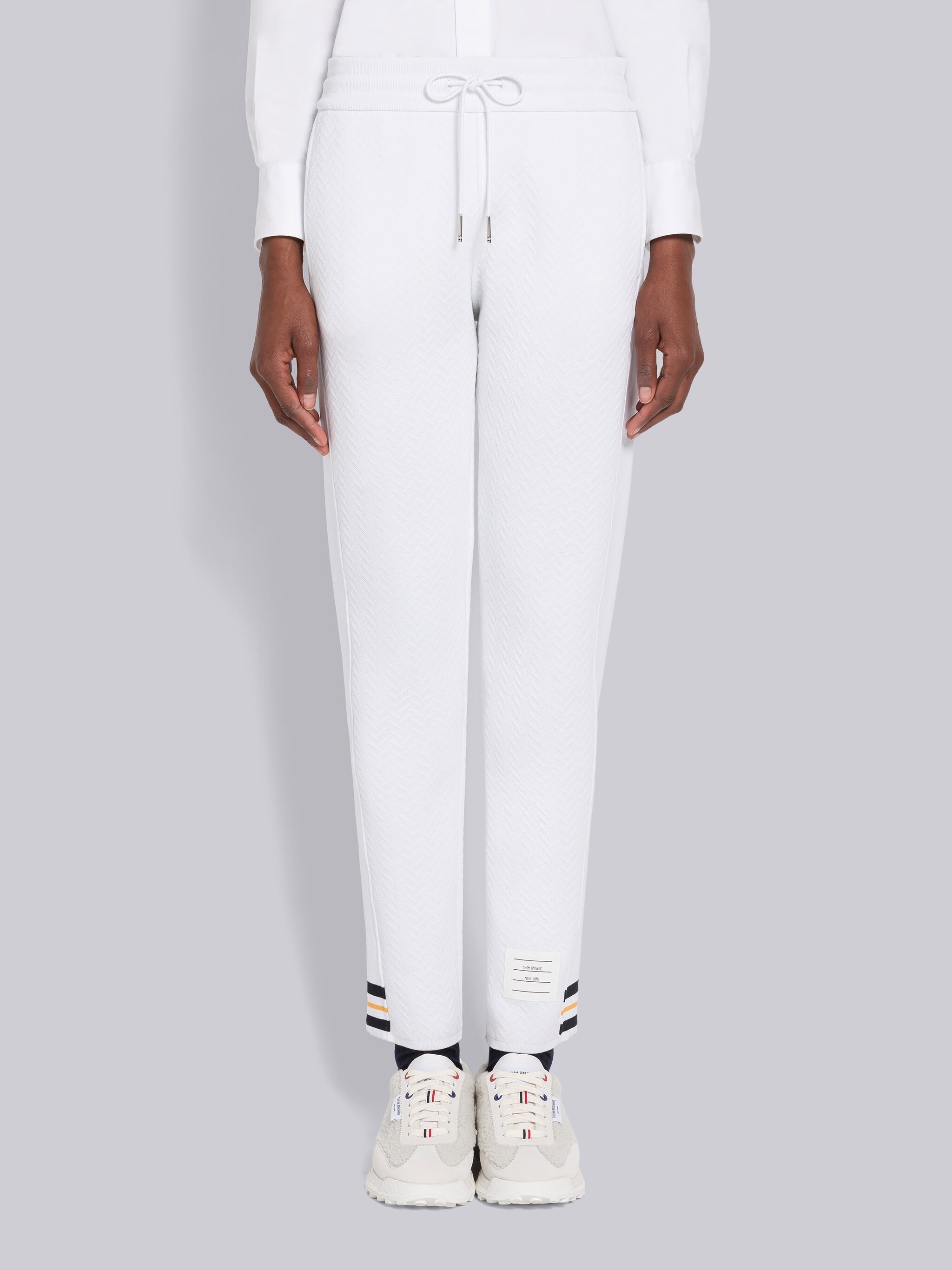 Herringbone Cricket Stripe Sweatpants - 1