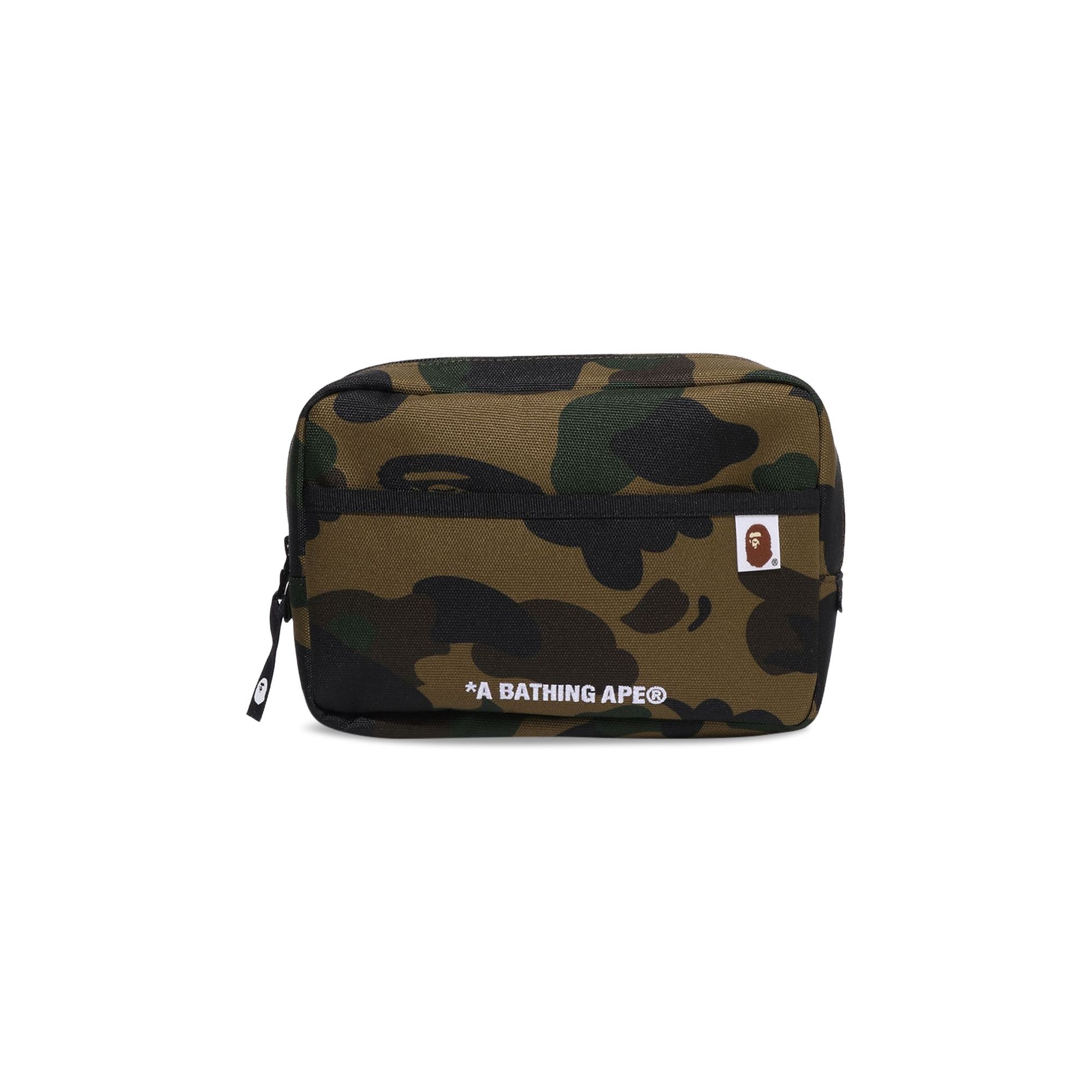 BAPE 1st Camo Cordura Multi Pouch 'Green' - 1