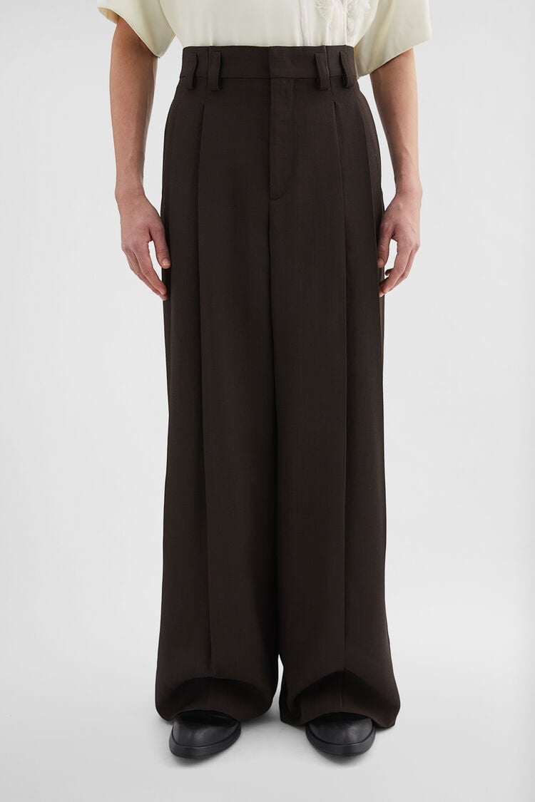 Silk Blend Trousers - 3