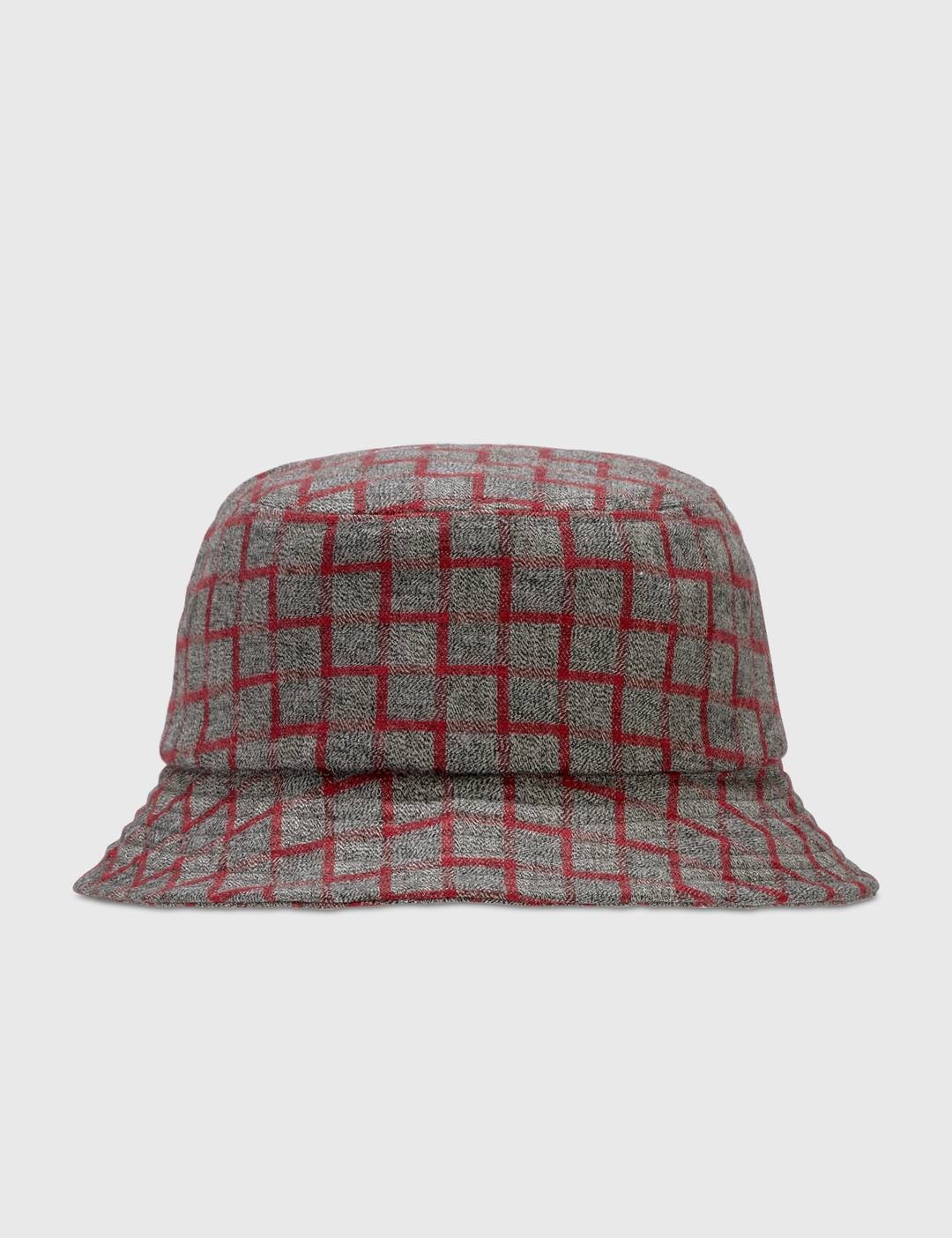 Brent Check Wool Bucket Hat - 4