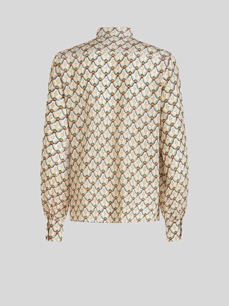 FLORALIA CRÊPE DE CHINE SHIRT 5