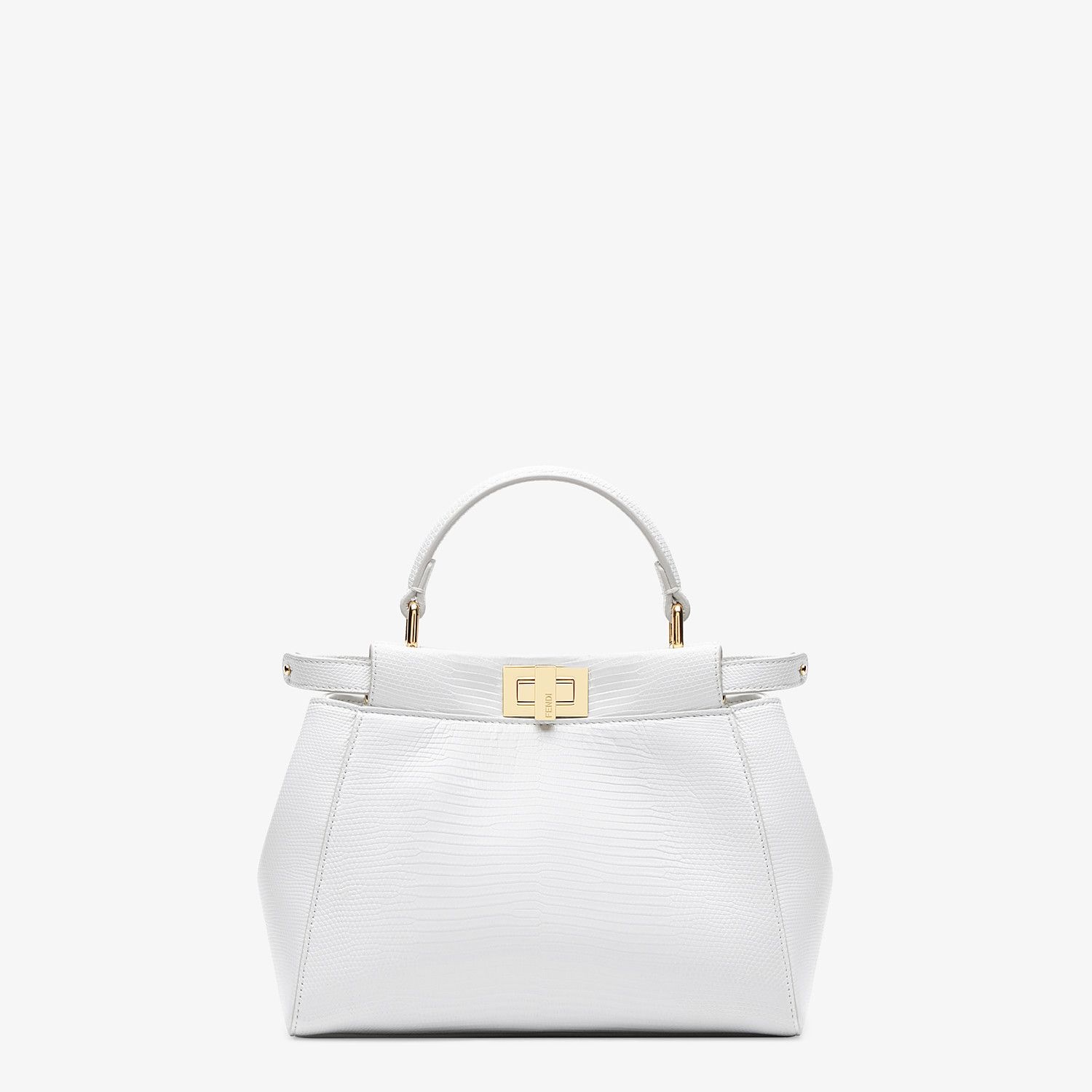 White lizard skin bag - 1