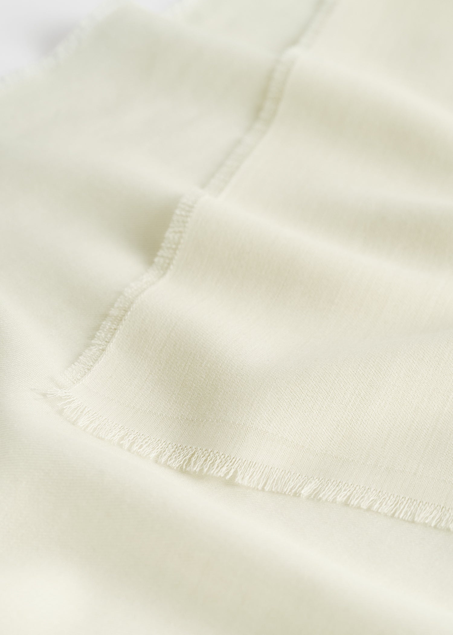Light wool scarf white - 4