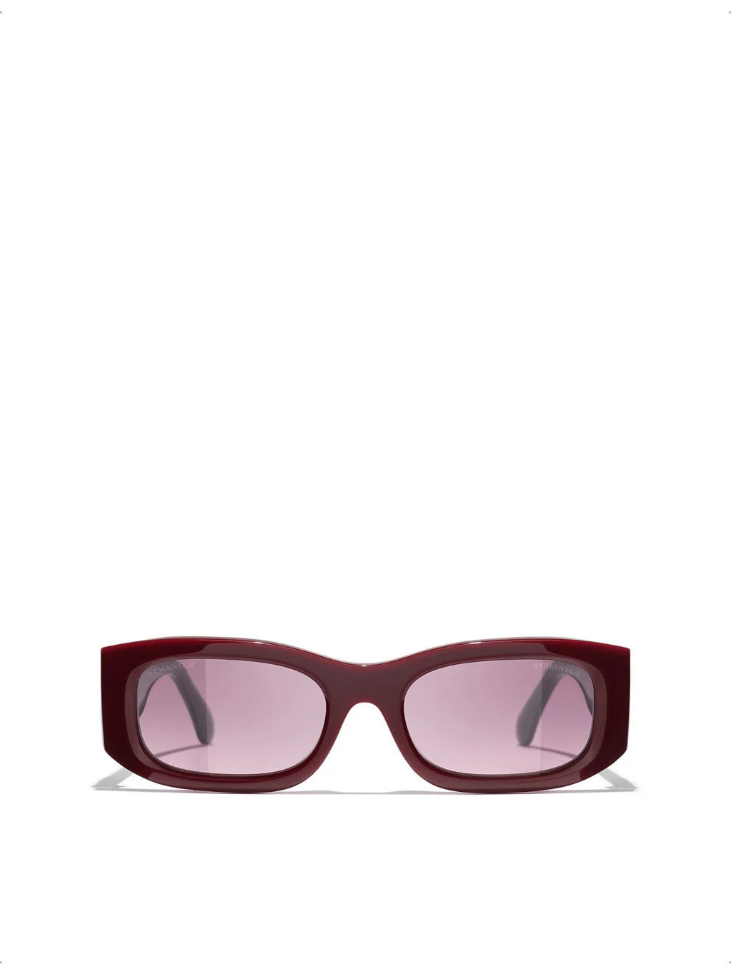 CH5525 Rectangle-Frame Acetate Sunglasses - 1