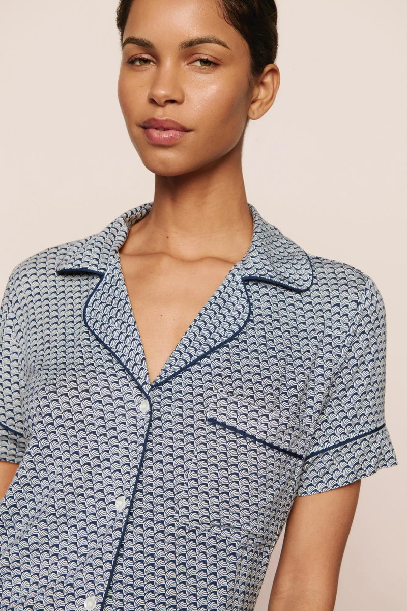 eberjey Gisele Printed TENCEL™ Modal Relaxed Short PJ Set outlook