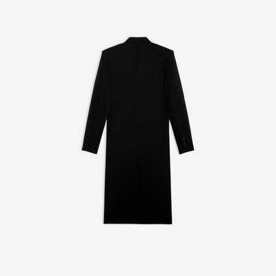 BALENCIAGA Fitted Double Breasted Coat outlook