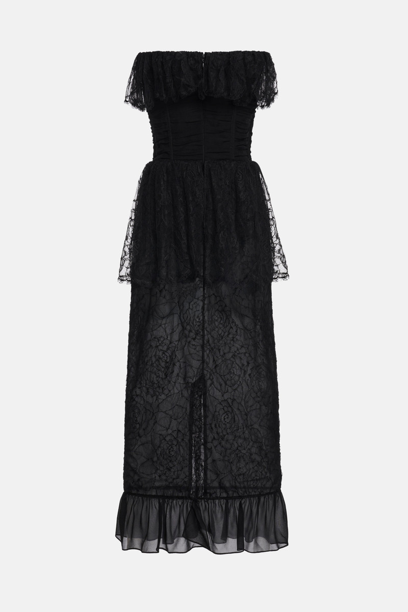 Alessandra Rich LACE BUSTIER DRESS outlook