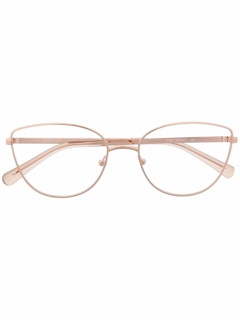 logo square-frame glasses 1