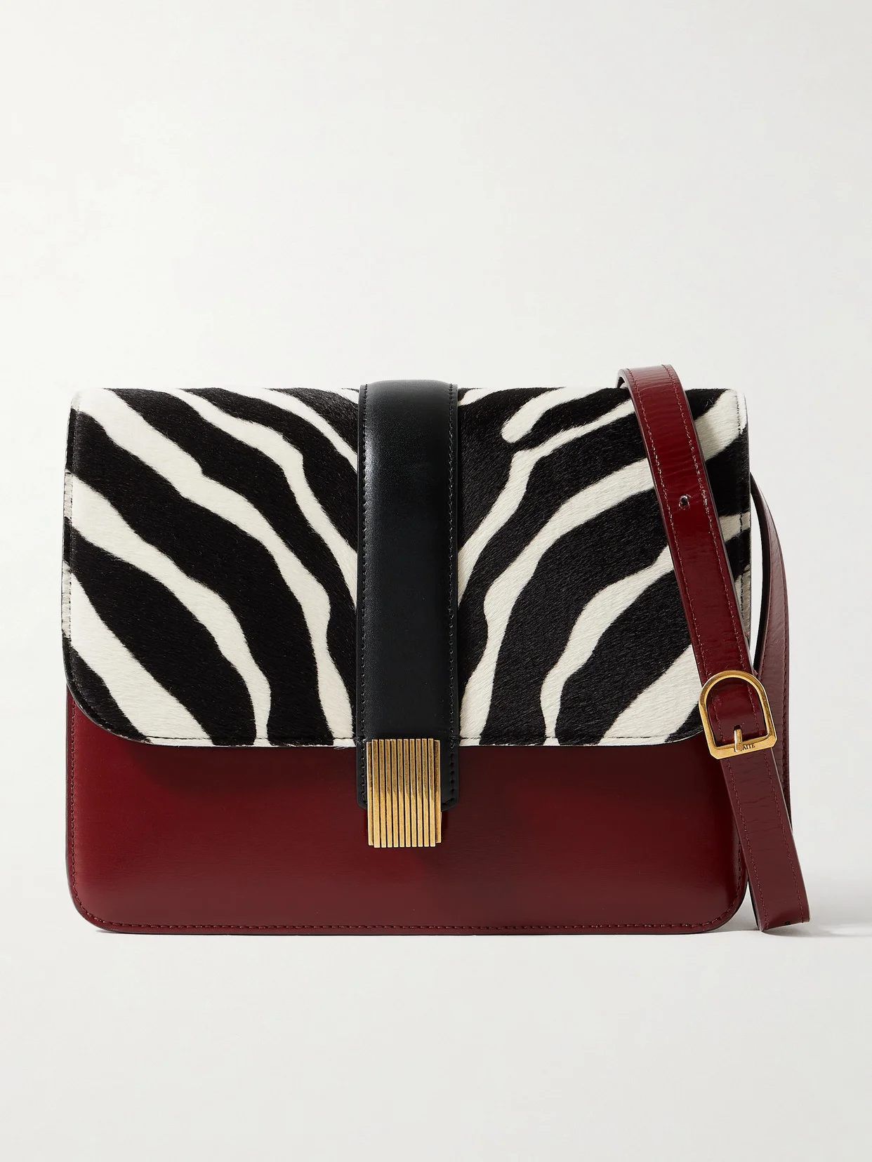 Blake Zebra-print Calf Hair And Leather Shoulder Bag - 1