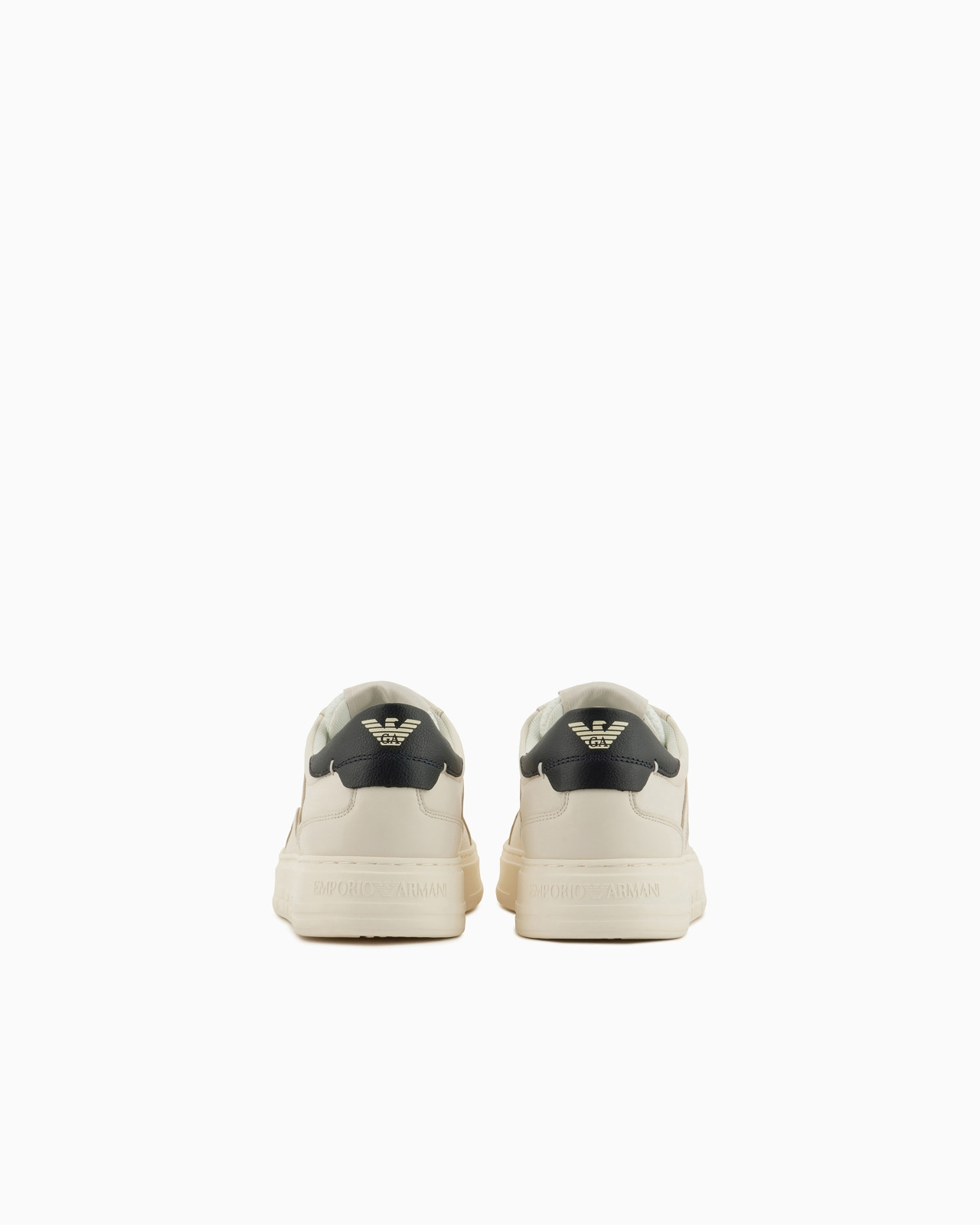 Hammered-leather sneakers - 4
