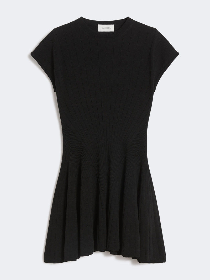 ERE Knit dress, fitted at the waist - BLACK 7
