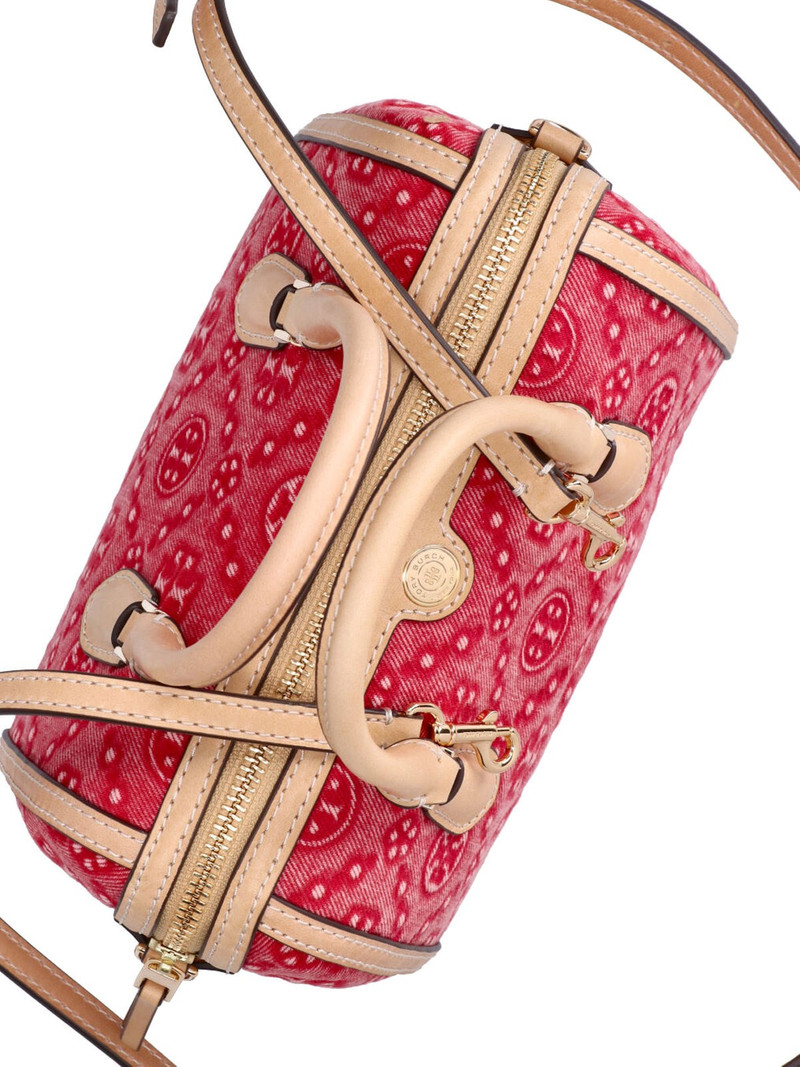 HANDBAG "T MONOGRAM PETITE BARREL" 4