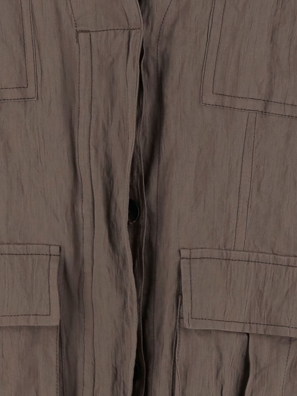 pocket-detail belted jacket - 3