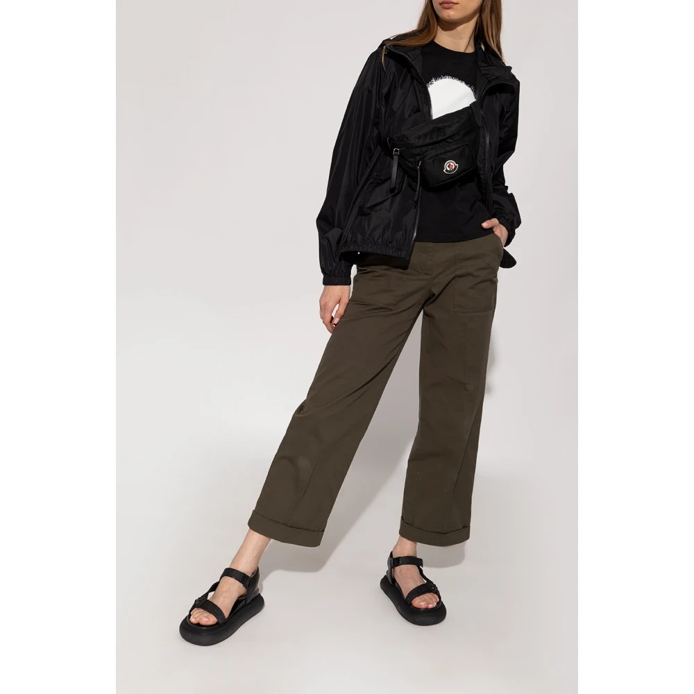 【関送無料】 Moncler Black Bell flat sandal Moncler Bell Leather Mules | Black | FARFETCH
